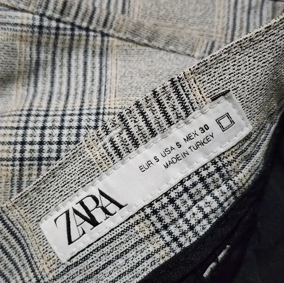 Zara Plaid Pants - Picture 5 of 8
